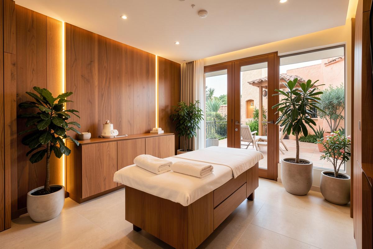 SPA ve wellness iç mekânı